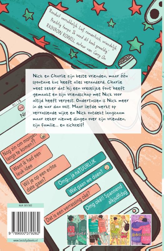 Nick en Charlie worden verliefd… / Heartstopper / 2 achterkant