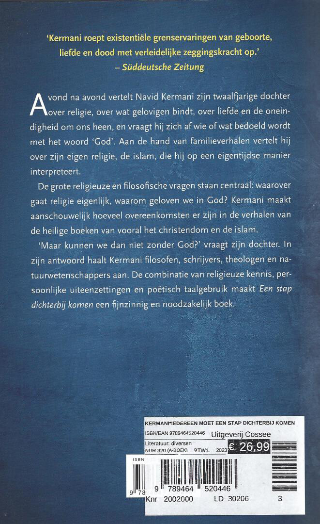Een stap dichterbij komen achterkant