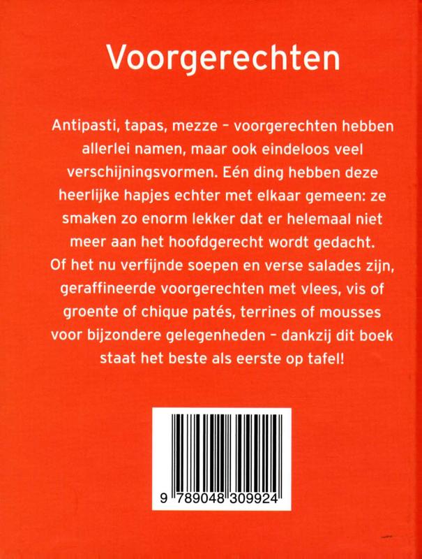 Mini kookboekjes - Voorgerechten Mini kookboekjes - Voorgerechten achterkant