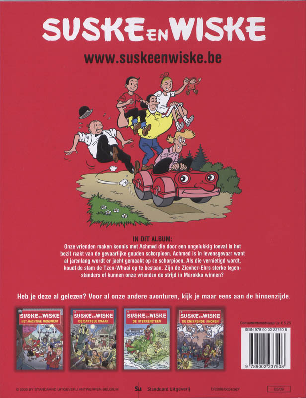 Suske en Wiske 231 -   De scherppe schorpioen achterkant