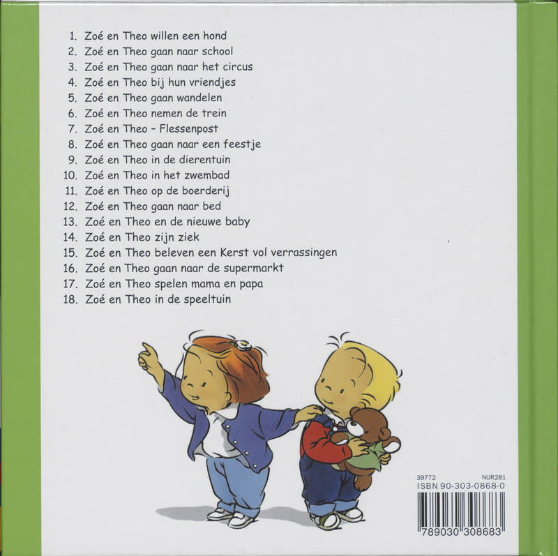 Zoé en Theo in de speeltuin / Zoé en Theo / 18 achterkant