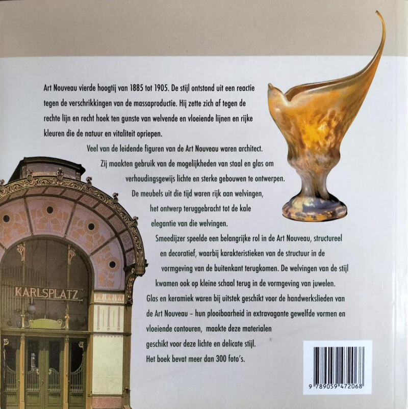 Art Nouveau achterkant