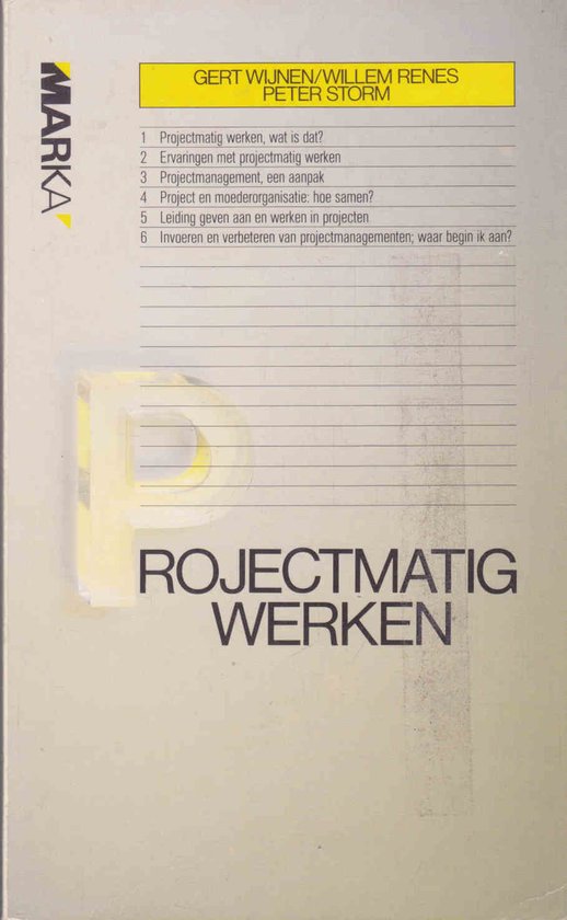 Projectmatig werken