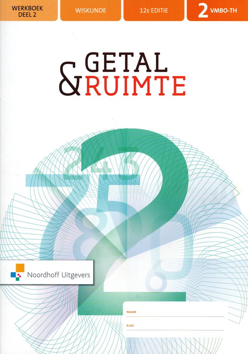 Getal & Ruimte 12e ed vmbo-t/havo 2 werkboek deel 2