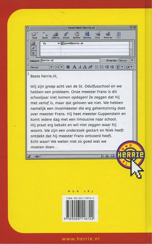 Meester Guppenstein / Herrie.nl Meester Guppenstein / Herrie.nl achterkant