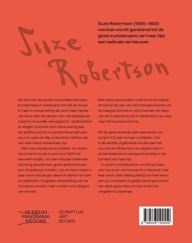 Suze Robertson 1855–1922 achterkant