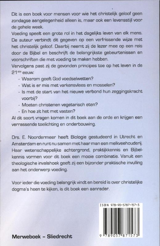 De hemelse voedselbank De hemelse voedselbank achterkant