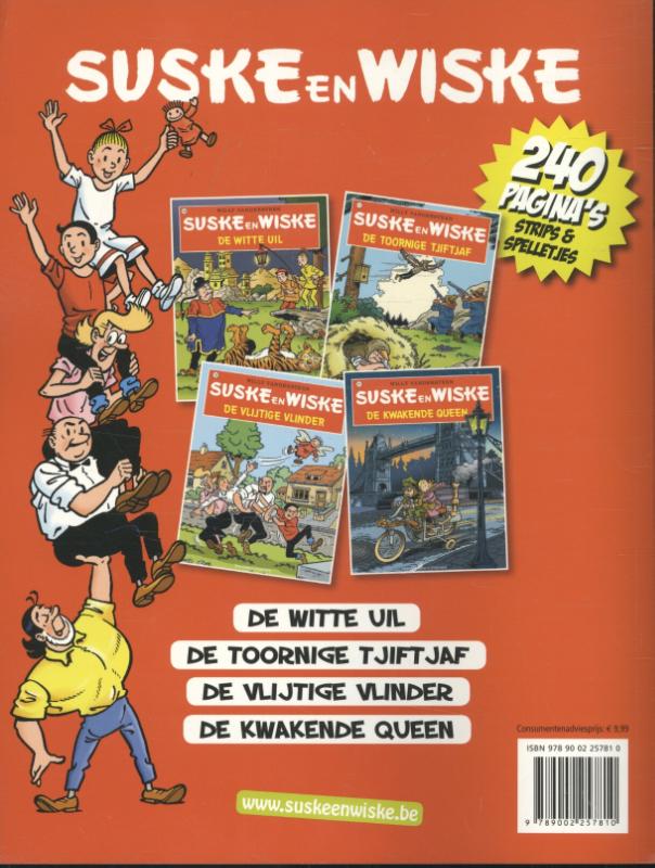 Vakantieboek / Suske en Wiske achterkant