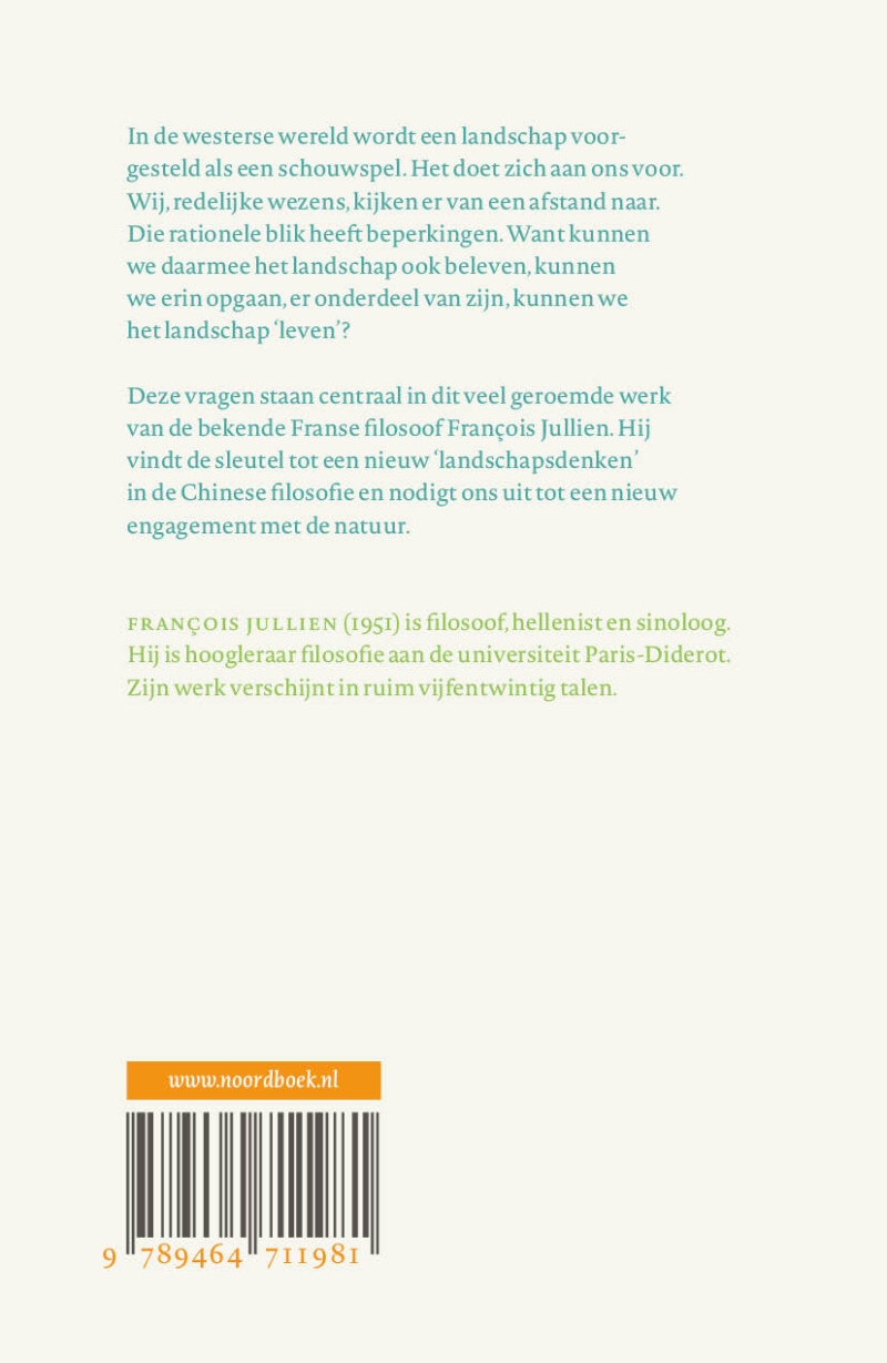 Landschap (be)leven / Noordboek Filosofie achterkant