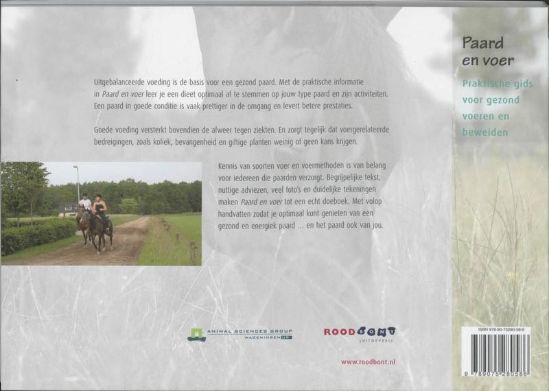 Paard en voer Paard en voer achterkant