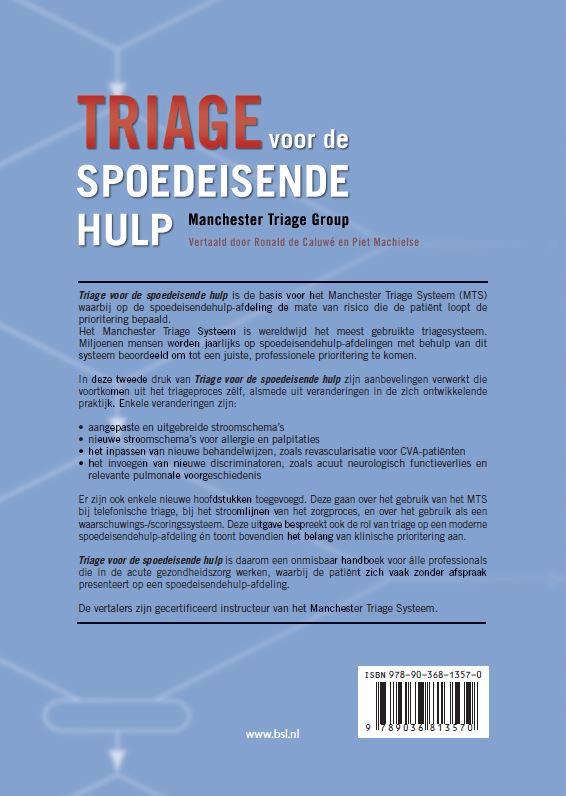 Triage voor de spoedeisende hulp achterkant