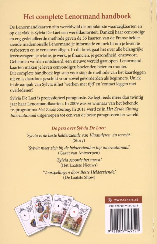 Het complete Lenormand handboek achterkant