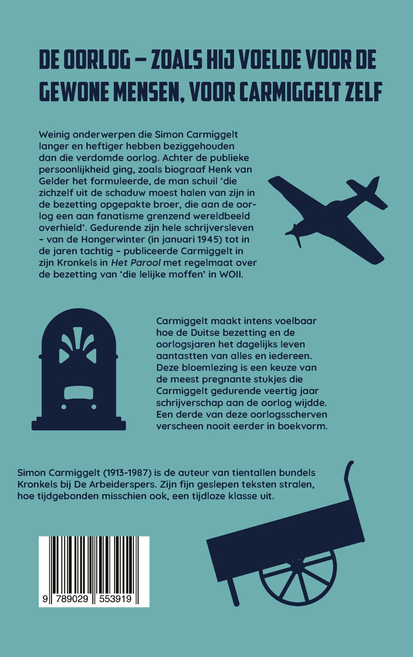De oorlog in stukjes achterkant