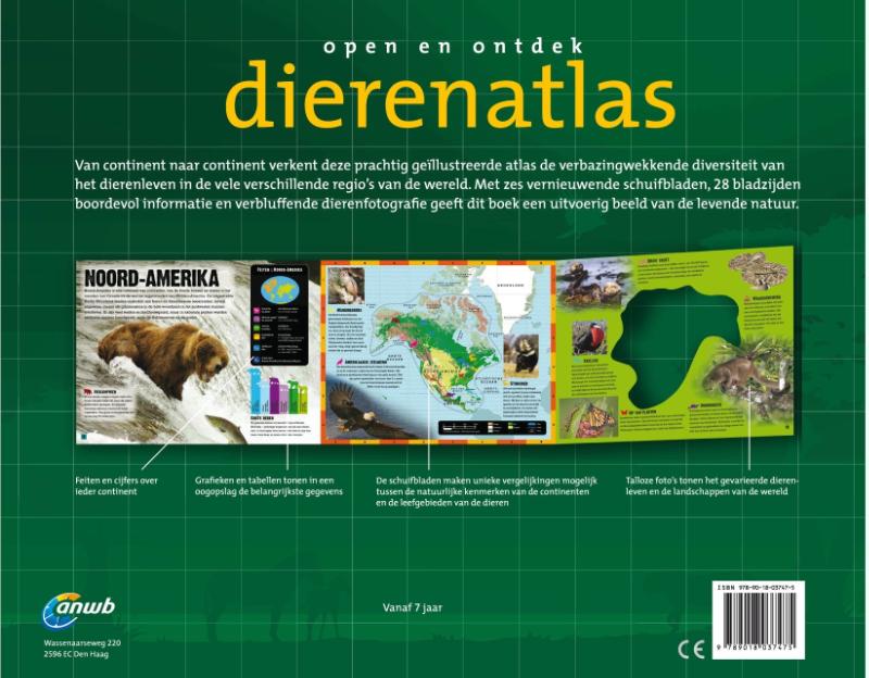Open en ontdek Dierenatlas achterkant