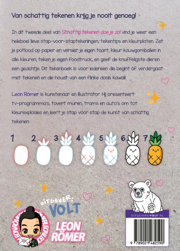 Schattig tekenen doe je zo! / deel 2 / Schattig tekenen / 2 achterkant