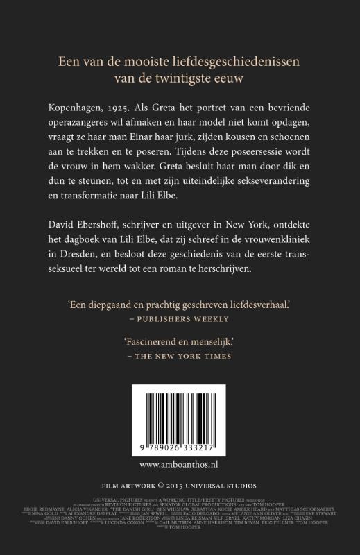 Het Deense meisje achterkant