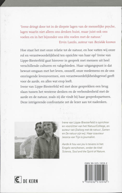 Aarde Ik Hou Van Jou achterkant