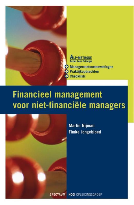 F. Jongebloed Financieel Management Voor De Niet Financiële Manager - Ncoi