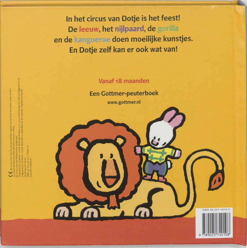 Het circus van dotje achterkant