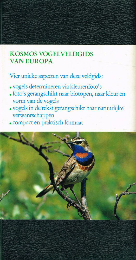 Kosmos vogelveldgids van Europa achterkant