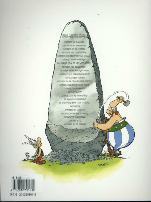 Asterix 19: De ziener / Asterix / 19 achterkant