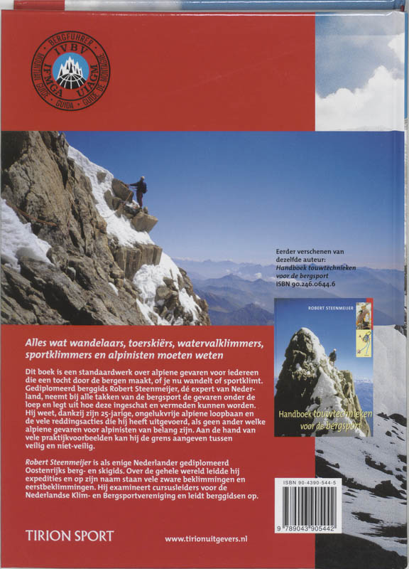 Handboek Alpiene Gevaren achterkant