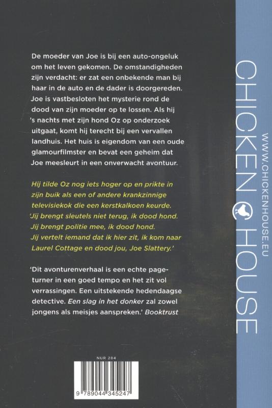 Een slag in het donker Een slag in het donker achterkant