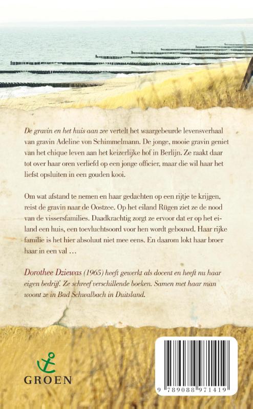 De gravin en het huis aan zee achterkant