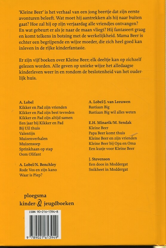 Kleine Beer / Blokboekjes achterkant