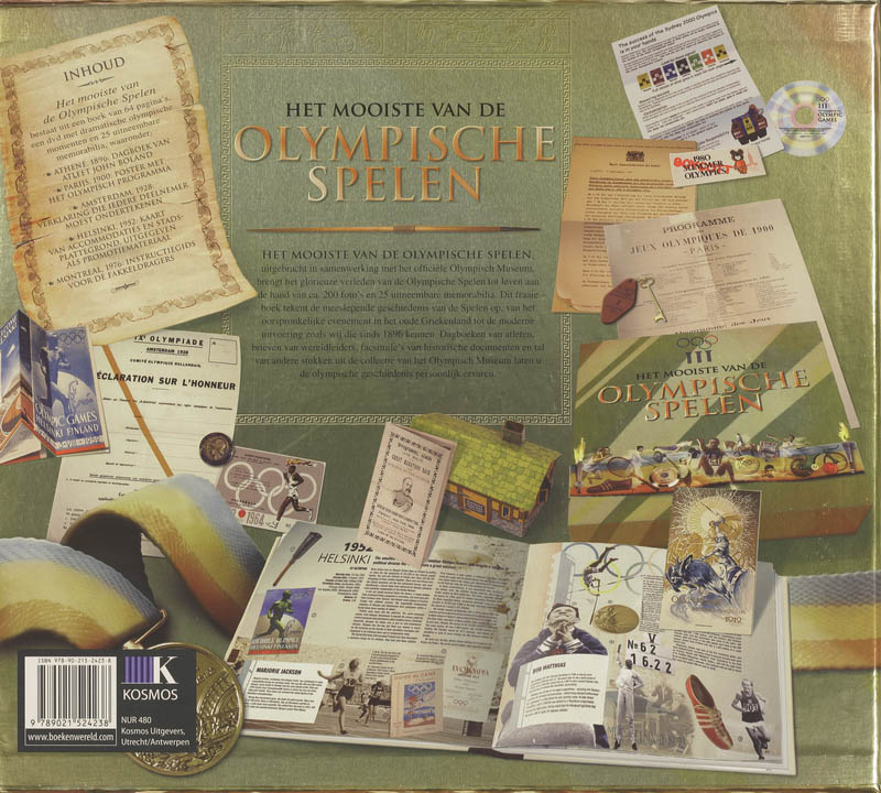 Het Mooiste Van De Olympische Spelen + Dvd achterkant