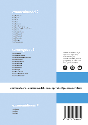 Examenbundel havo Maatschappijwetenschappen 2019/2020 achterkant