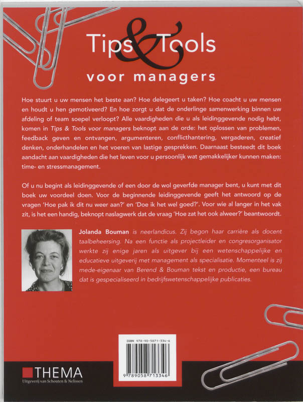 Tips en tools voor managers achterkant