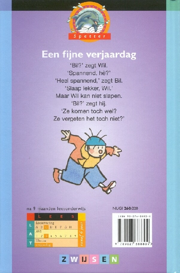 Een fijne verjaardag / Spetter achterkant