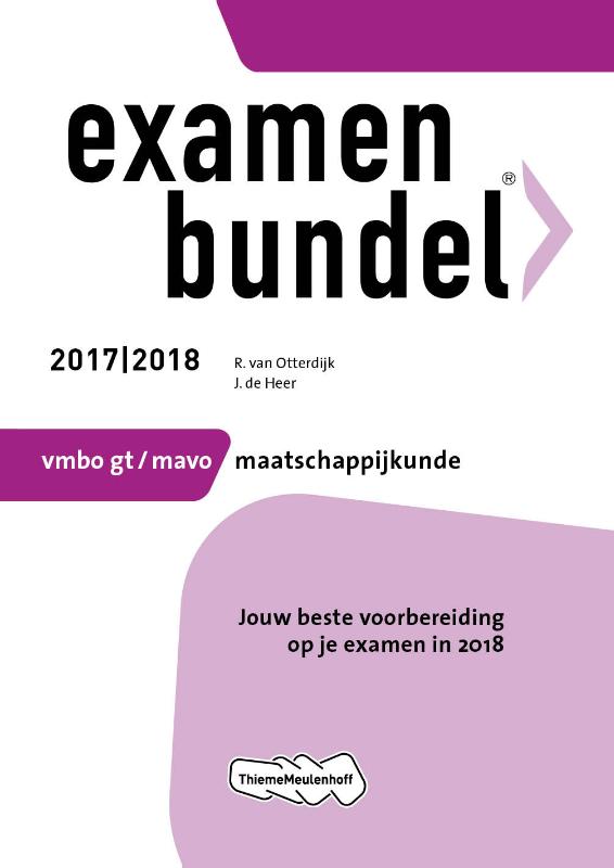 Examenbundel Maatschappijkunde 2017/2018 vmbo-gt/mavo