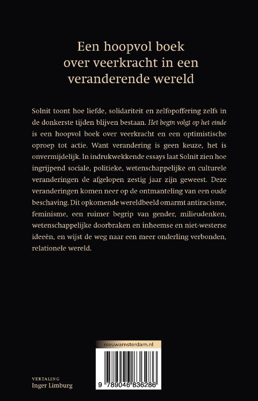 Het begin volgt op het einde achterkant