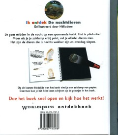 Ik ondek de nachtdieren / WP Ontdekboeken achterkant