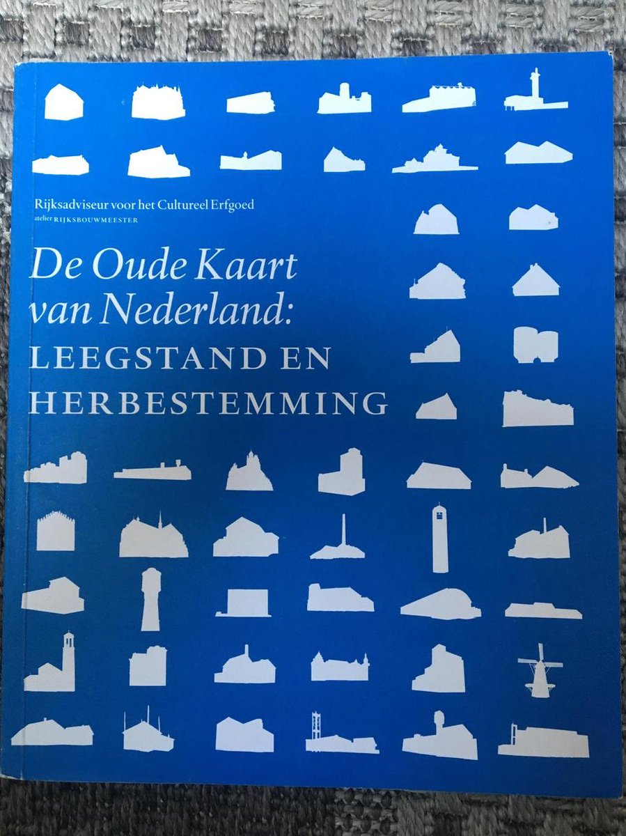 De oude kaart van Nederland