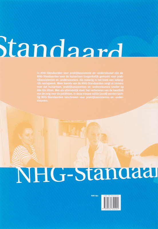 NHG Standaarden voor praktijkassistente en-ondersteuner / 2008 achterkant