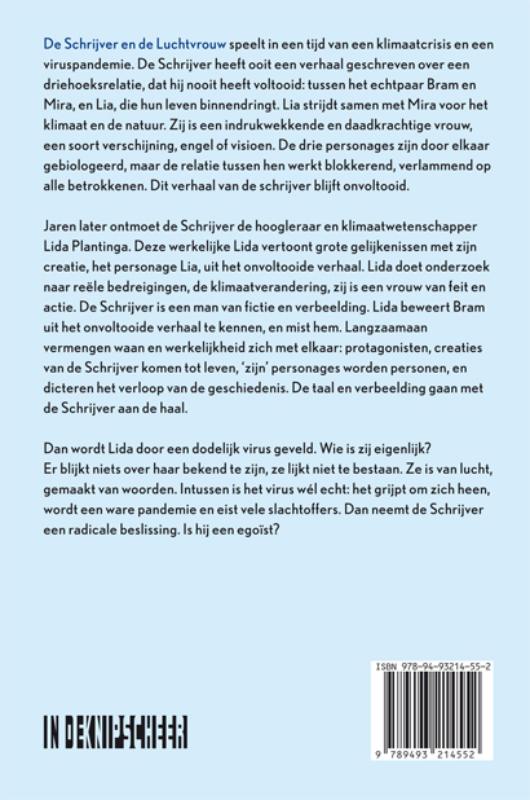 De Schrijver en De Luchtvrouw achterkant