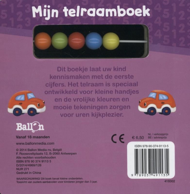 Mijn telraamboek - Mijn speelgoed achterkant