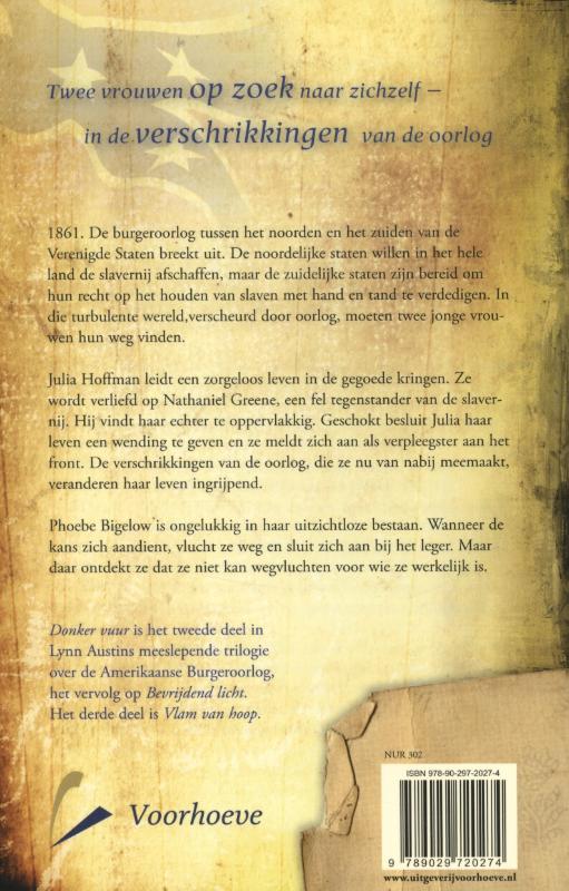 Donker vuur / Amerikaanse burgeroorlog-trilogie / 2 Donker vuur / Amerikaanse burgeroorlog-trilogie / 2 achterkant