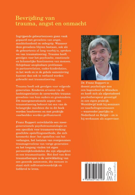 Bevrijding van trauma, angst en onmacht achterkant