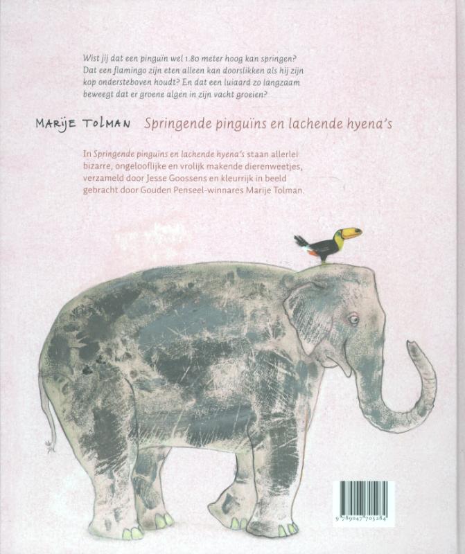 Springende pinguïns en lachende hyena's Springende pinguïns en lachende hyena's achterkant