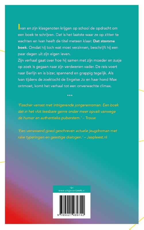 Dat stomme boek achterkant