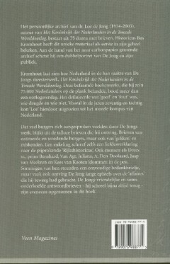 Brieven aan Loe de Jong achterkant