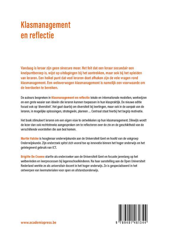 Klasmanagement en reflectie achterkant