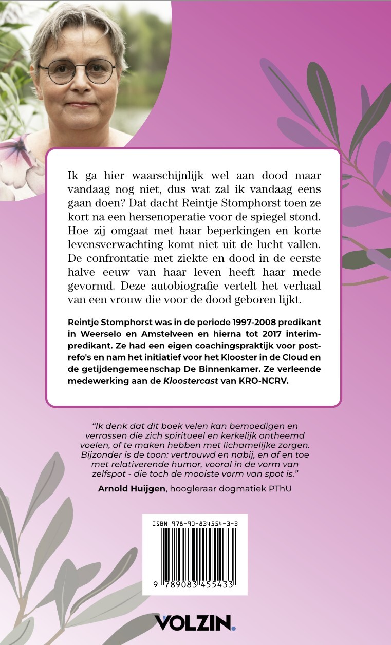 Voor de dood geboren achterkant