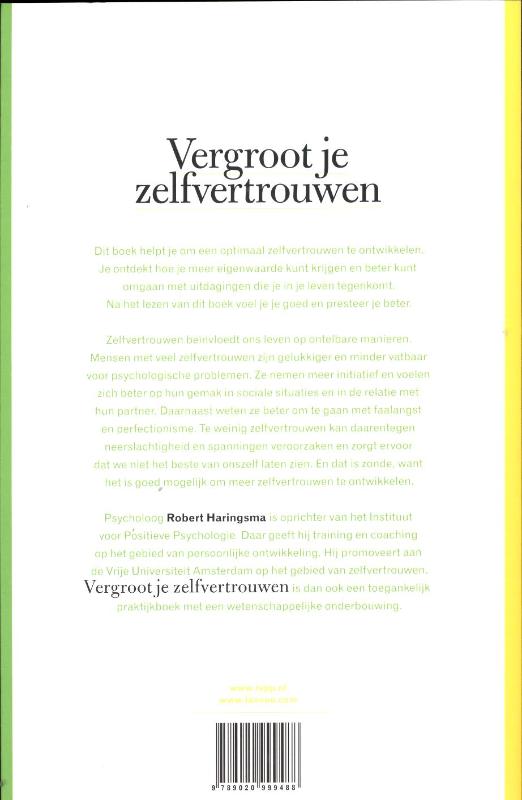 Vergroot je zelfvertrouwen achterkant