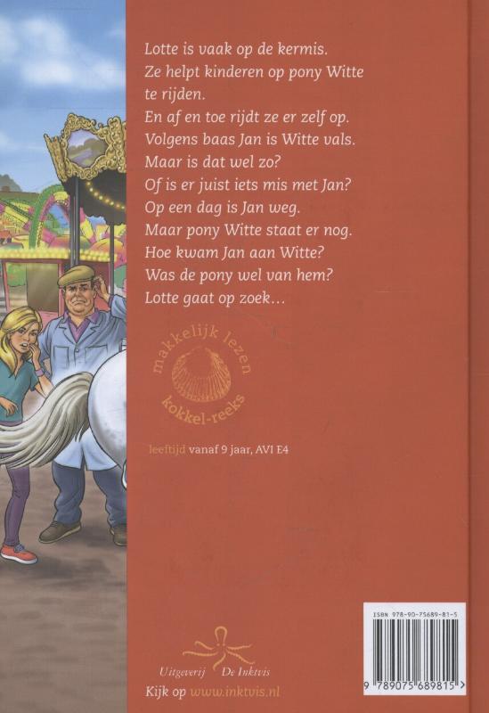 Een valse pony? / Kokkel-reeks achterkant