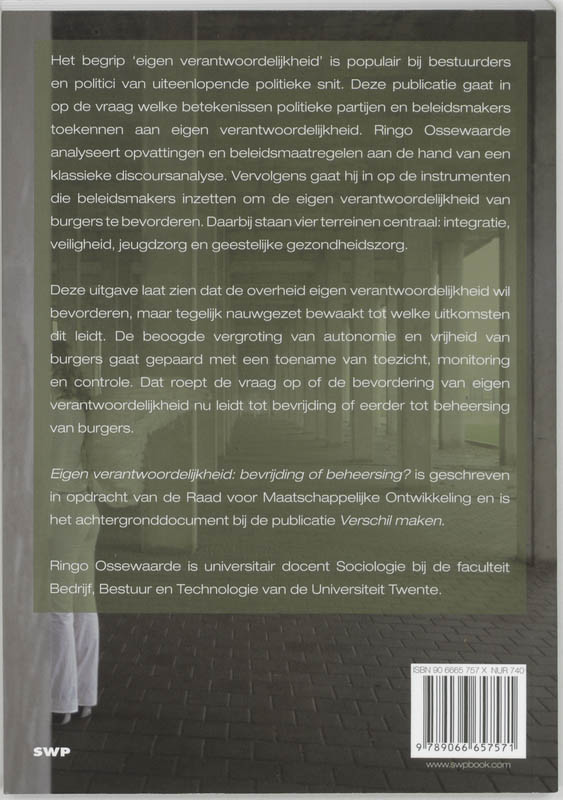 Eigen verantwoordelijkheid / RMO advies achterkant
